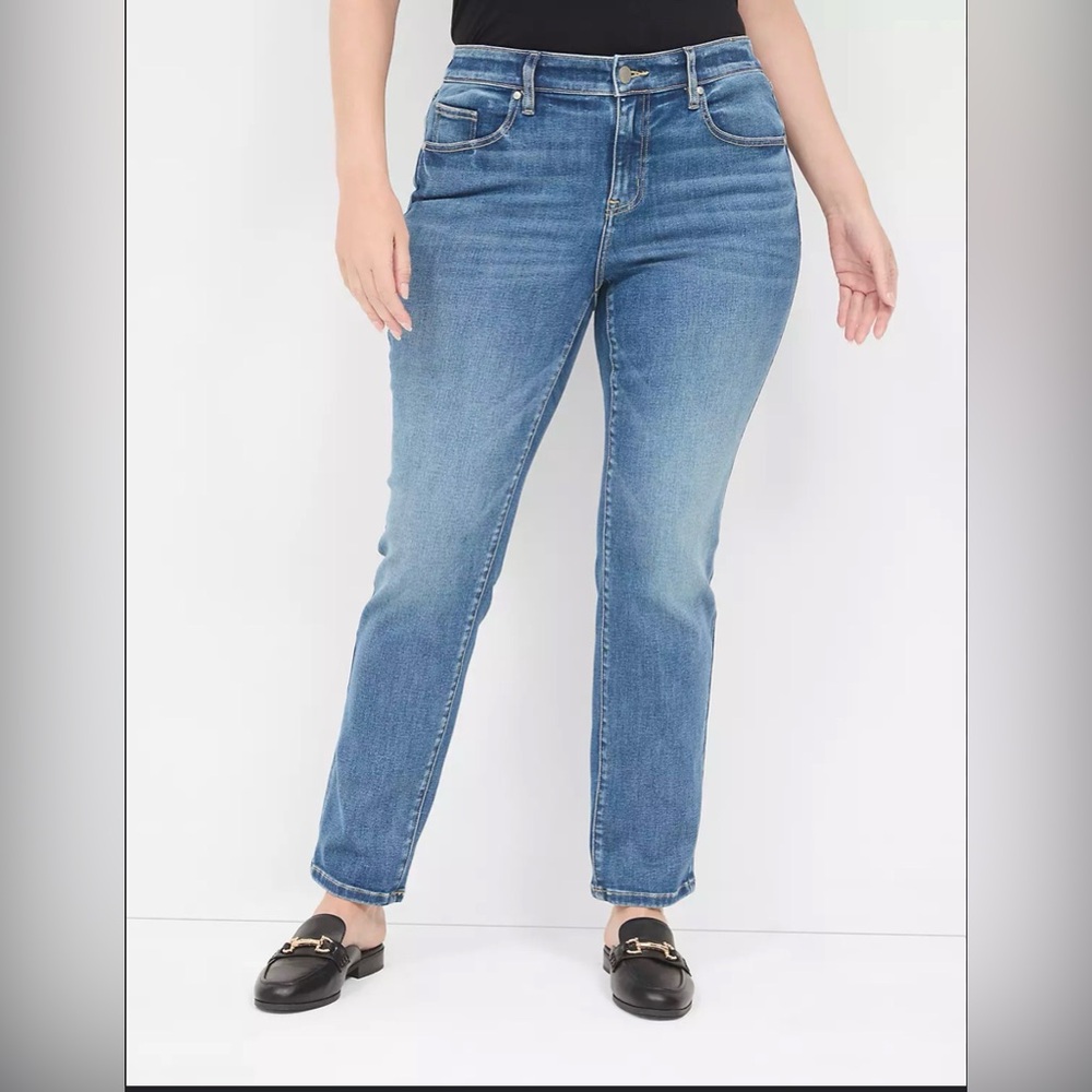 Lane Bryant Blue Straight Leg Jeans